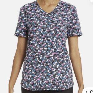 Scrubstar Hearts Scrub Top